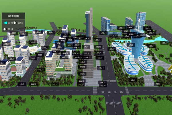 楼宇自控系统BIM可视平台运行主状态的实时显示！